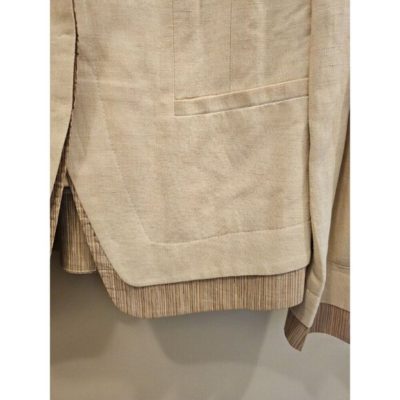Women's Neiman Marcus Exclusive Linen Blend Jacket/Skirt Suit Size 8 Made in USA - Picture 4 of 16